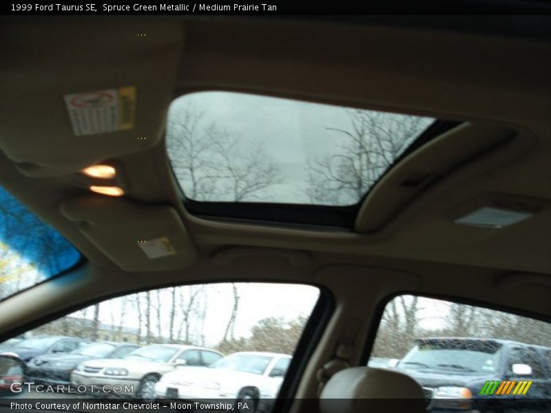 Spruce Green Metallic / Medium Prairie Tan 1999 Ford Taurus SE