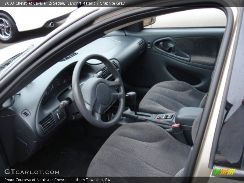  2003 Cavalier LS Sedan Graphite Gray Interior
