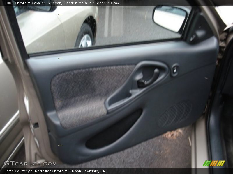 Sandrift Metallic / Graphite Gray 2003 Chevrolet Cavalier LS Sedan