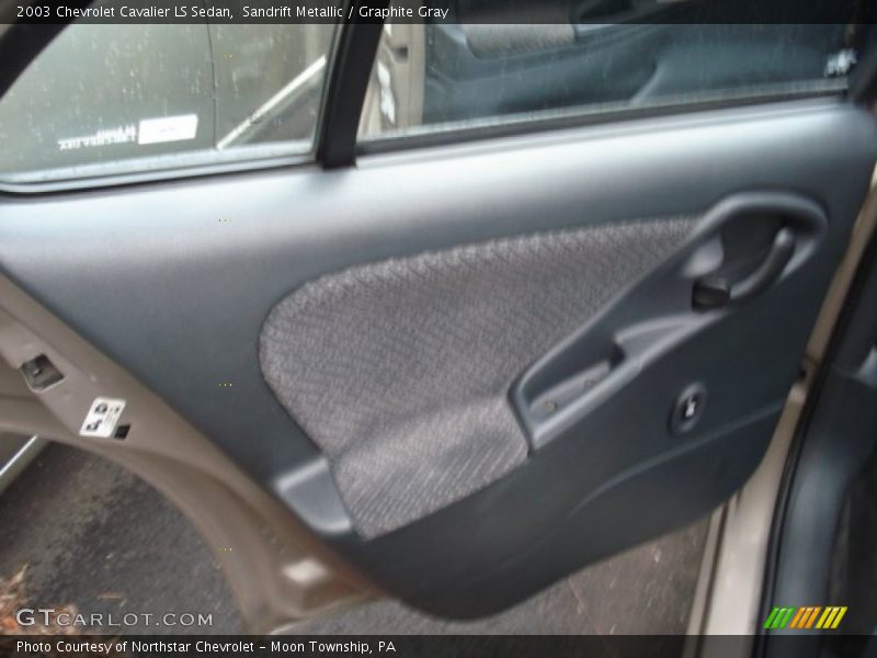 Sandrift Metallic / Graphite Gray 2003 Chevrolet Cavalier LS Sedan