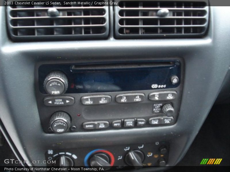 Sandrift Metallic / Graphite Gray 2003 Chevrolet Cavalier LS Sedan