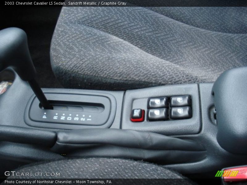 Sandrift Metallic / Graphite Gray 2003 Chevrolet Cavalier LS Sedan