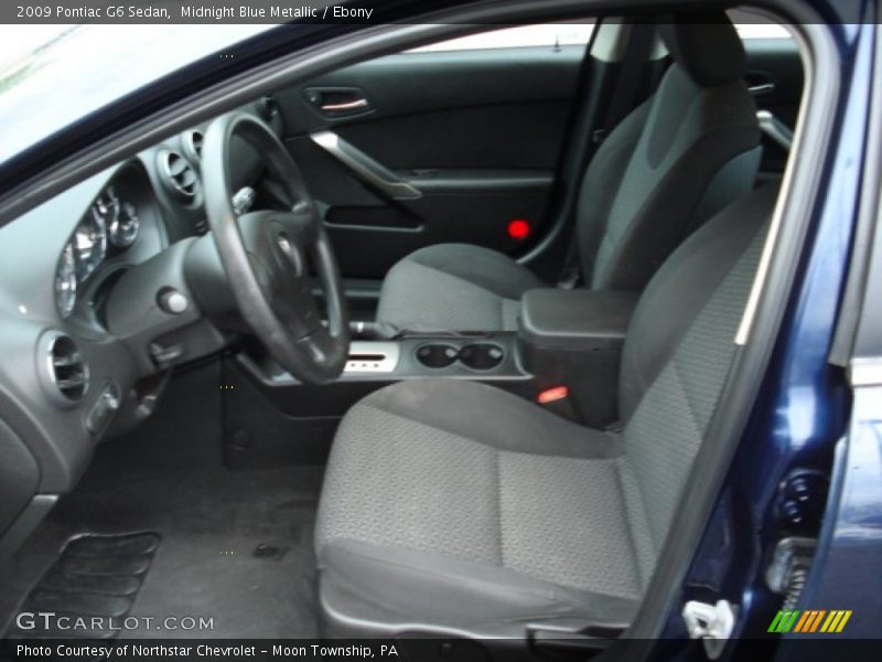 Midnight Blue Metallic / Ebony 2009 Pontiac G6 Sedan