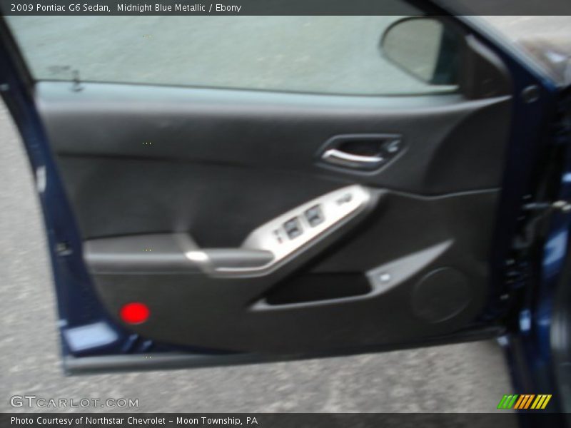 Midnight Blue Metallic / Ebony 2009 Pontiac G6 Sedan