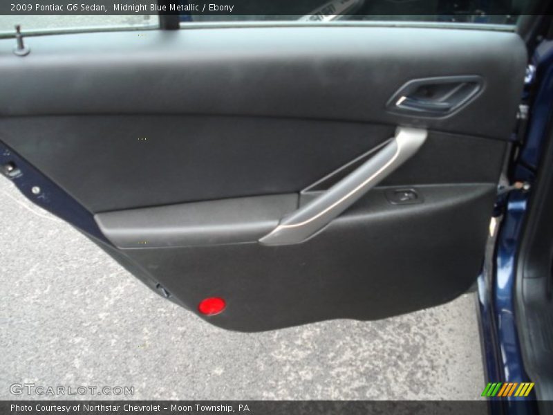 Midnight Blue Metallic / Ebony 2009 Pontiac G6 Sedan