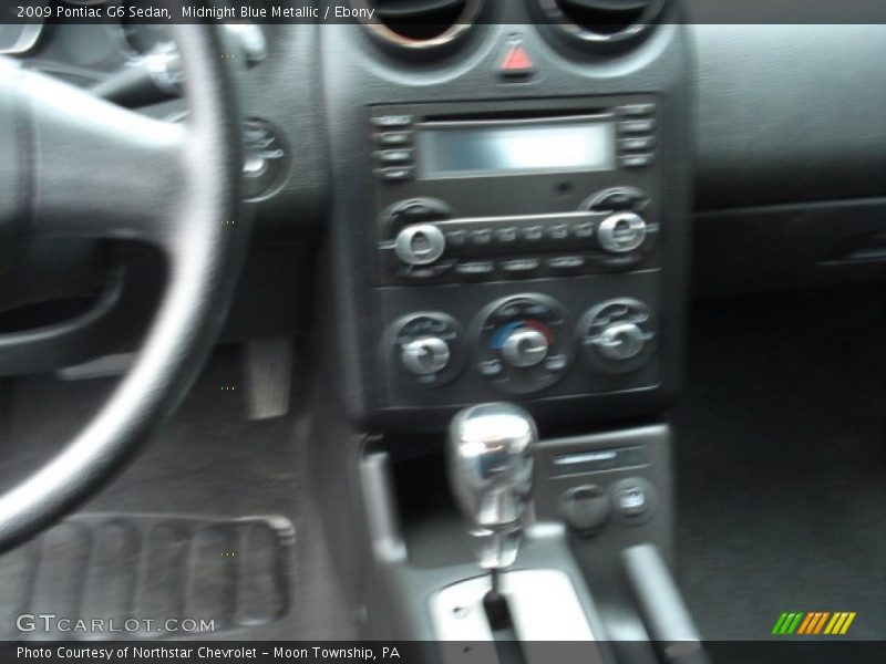 Midnight Blue Metallic / Ebony 2009 Pontiac G6 Sedan