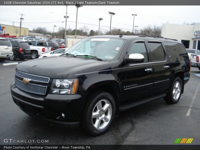 Black / Light Titanium/Dark Titanium 2008 Chevrolet Suburban 1500 LTZ 4x4