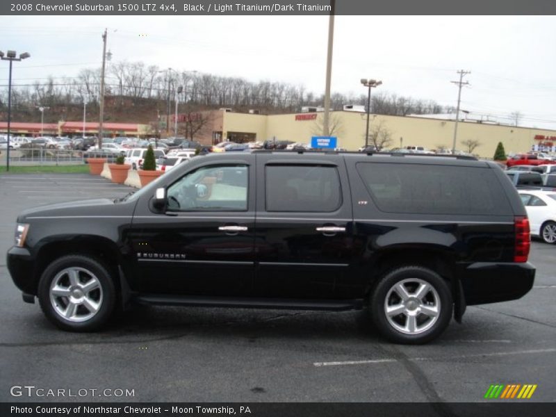 Black / Light Titanium/Dark Titanium 2008 Chevrolet Suburban 1500 LTZ 4x4