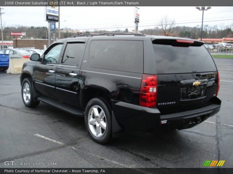 Black / Light Titanium/Dark Titanium 2008 Chevrolet Suburban 1500 LTZ 4x4