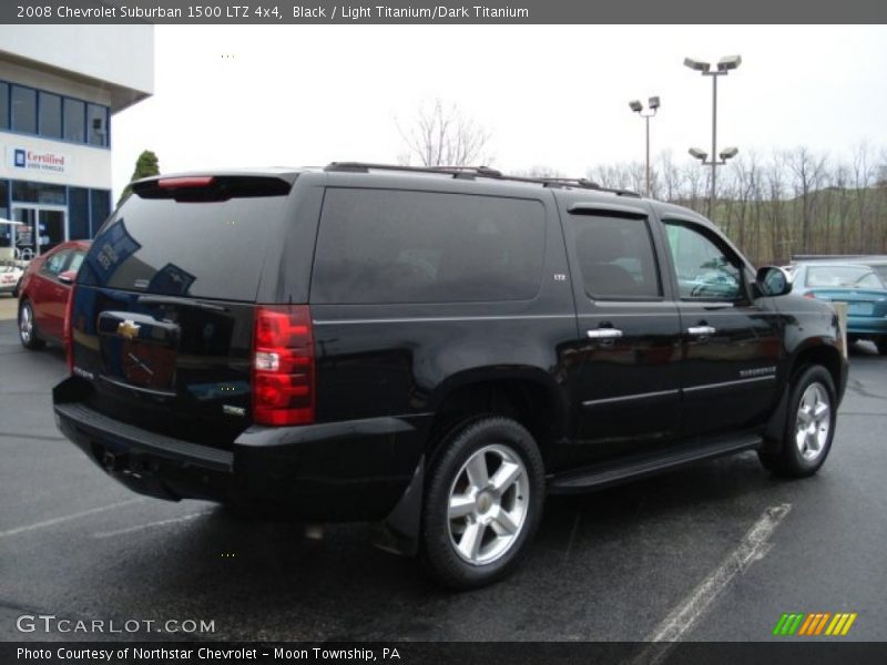 Black / Light Titanium/Dark Titanium 2008 Chevrolet Suburban 1500 LTZ 4x4