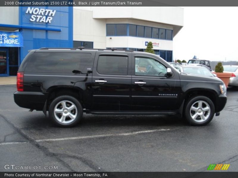 Black / Light Titanium/Dark Titanium 2008 Chevrolet Suburban 1500 LTZ 4x4