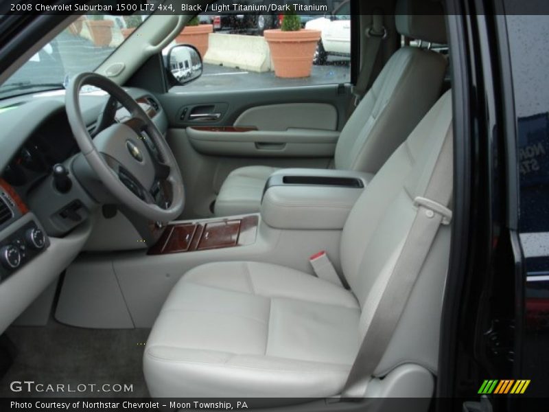 Black / Light Titanium/Dark Titanium 2008 Chevrolet Suburban 1500 LTZ 4x4
