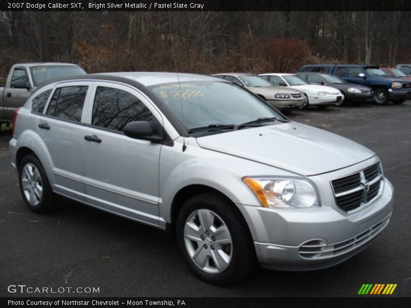 Bright Silver Metallic / Pastel Slate Gray 2007 Dodge Caliber SXT