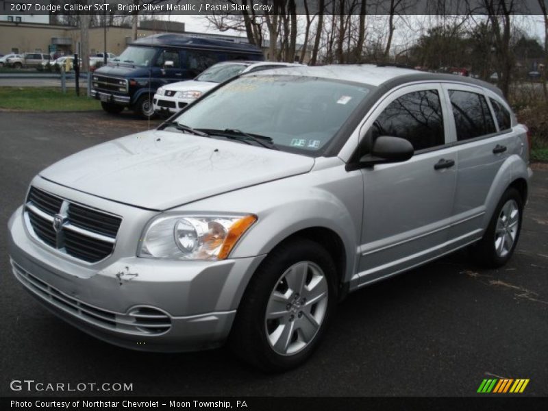 Bright Silver Metallic / Pastel Slate Gray 2007 Dodge Caliber SXT