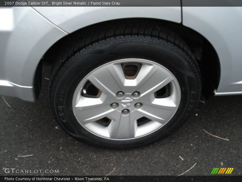Bright Silver Metallic / Pastel Slate Gray 2007 Dodge Caliber SXT