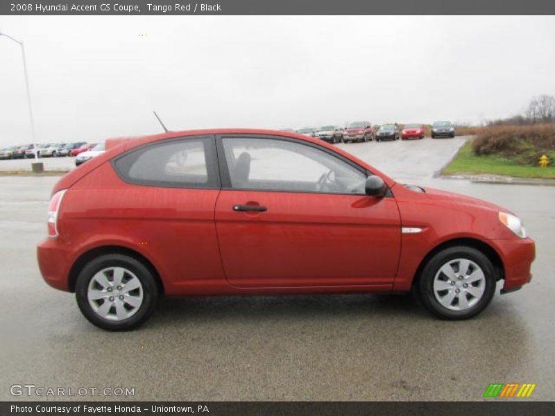 Tango Red / Black 2008 Hyundai Accent GS Coupe