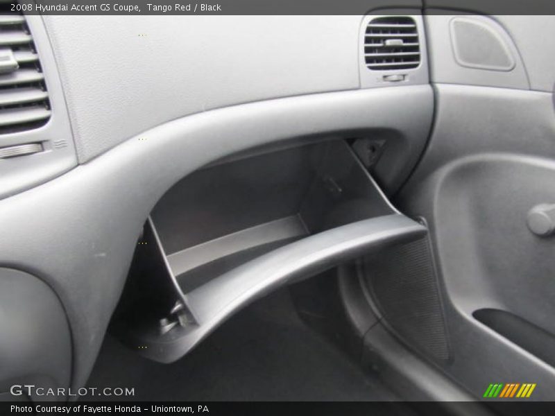 Tango Red / Black 2008 Hyundai Accent GS Coupe