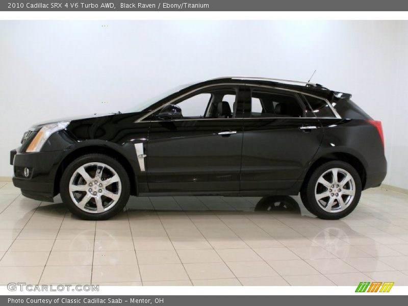 Black Raven / Ebony/Titanium 2010 Cadillac SRX 4 V6 Turbo AWD