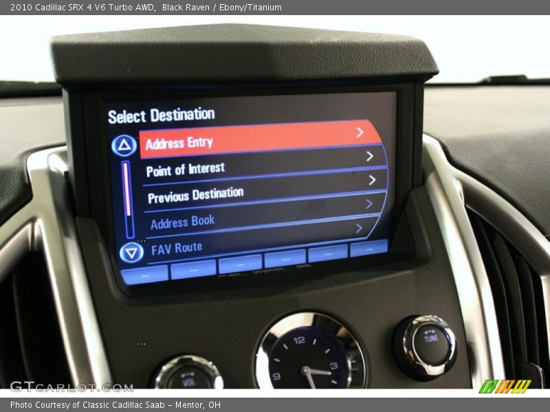 Black Raven / Ebony/Titanium 2010 Cadillac SRX 4 V6 Turbo AWD