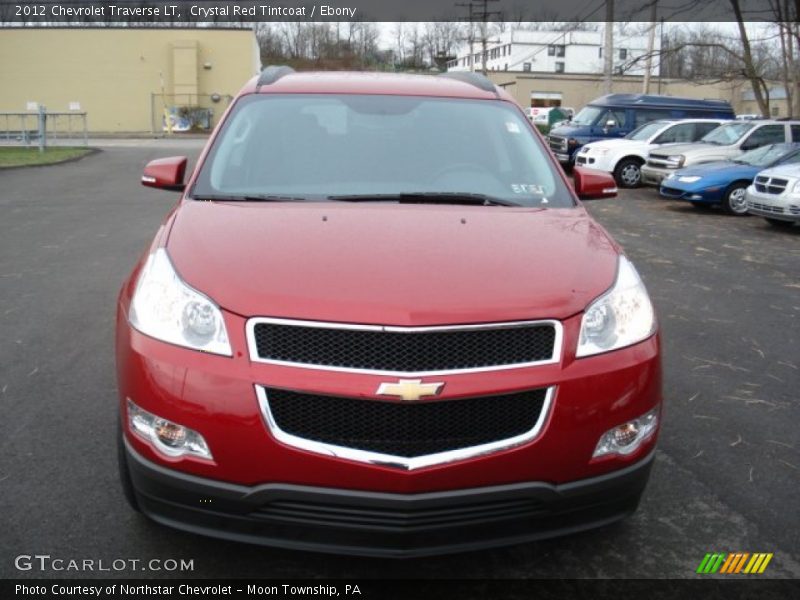 Crystal Red Tintcoat / Ebony 2012 Chevrolet Traverse LT