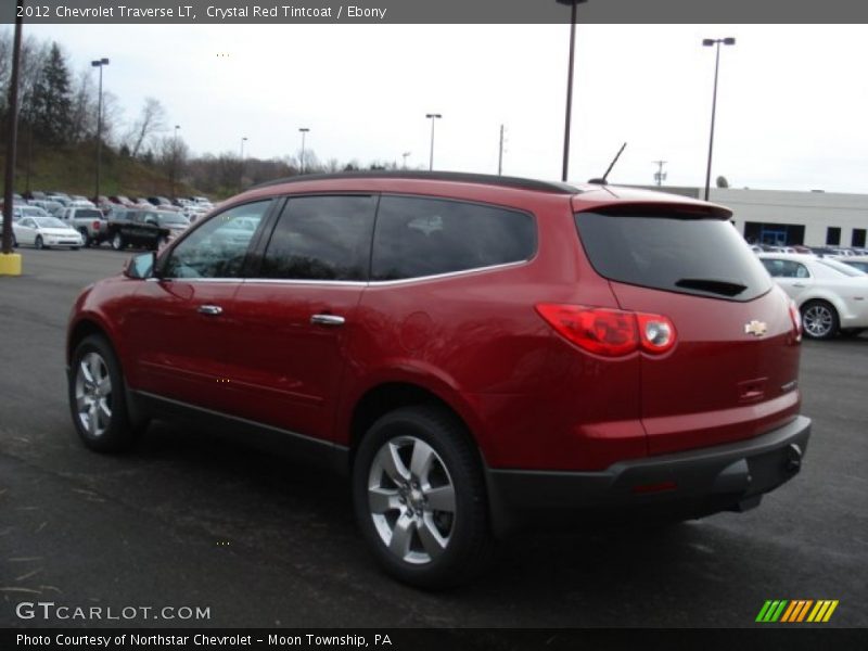 Crystal Red Tintcoat / Ebony 2012 Chevrolet Traverse LT