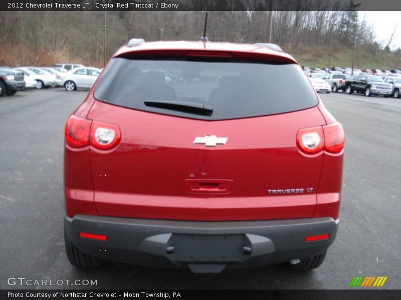Crystal Red Tintcoat / Ebony 2012 Chevrolet Traverse LT