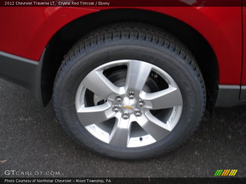 Crystal Red Tintcoat / Ebony 2012 Chevrolet Traverse LT