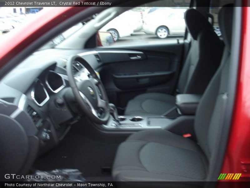 Crystal Red Tintcoat / Ebony 2012 Chevrolet Traverse LT