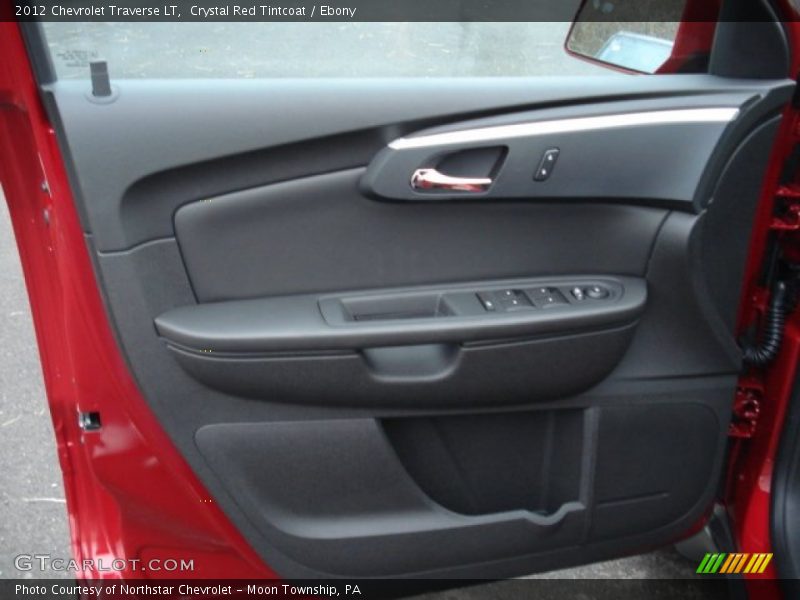 Crystal Red Tintcoat / Ebony 2012 Chevrolet Traverse LT