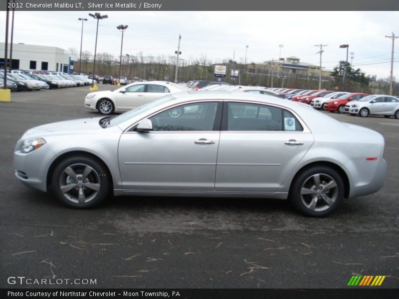 Silver Ice Metallic / Ebony 2012 Chevrolet Malibu LT