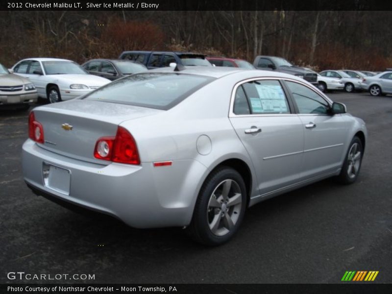 Silver Ice Metallic / Ebony 2012 Chevrolet Malibu LT