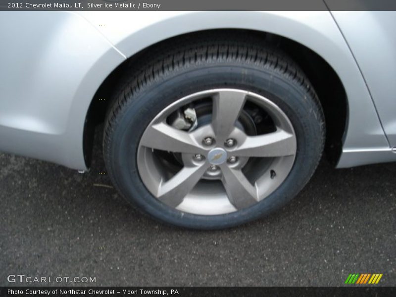 Silver Ice Metallic / Ebony 2012 Chevrolet Malibu LT