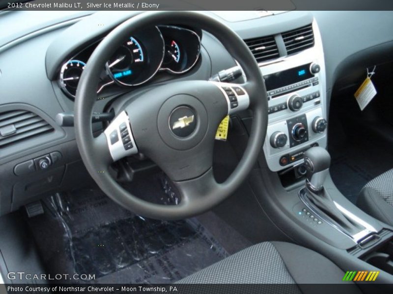 Silver Ice Metallic / Ebony 2012 Chevrolet Malibu LT