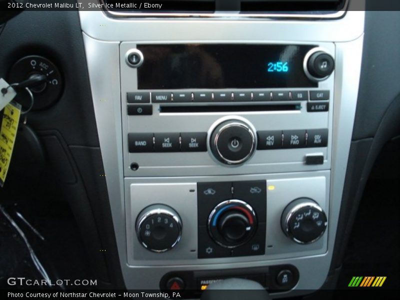 Silver Ice Metallic / Ebony 2012 Chevrolet Malibu LT