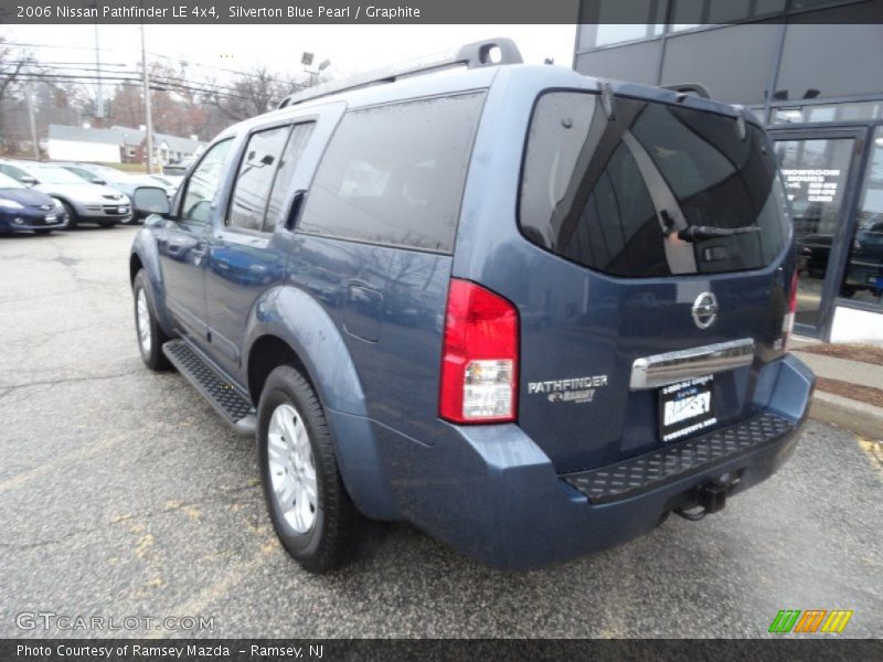 Silverton Blue Pearl / Graphite 2006 Nissan Pathfinder LE 4x4