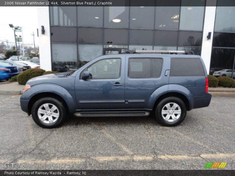 Silverton Blue Pearl / Graphite 2006 Nissan Pathfinder LE 4x4