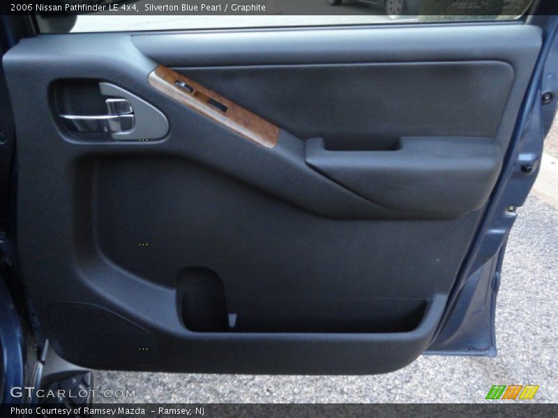 Silverton Blue Pearl / Graphite 2006 Nissan Pathfinder LE 4x4