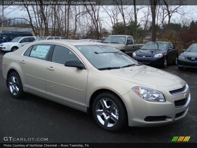 Gold Mist Metallic / Cocoa/Cashmere 2012 Chevrolet Malibu LS