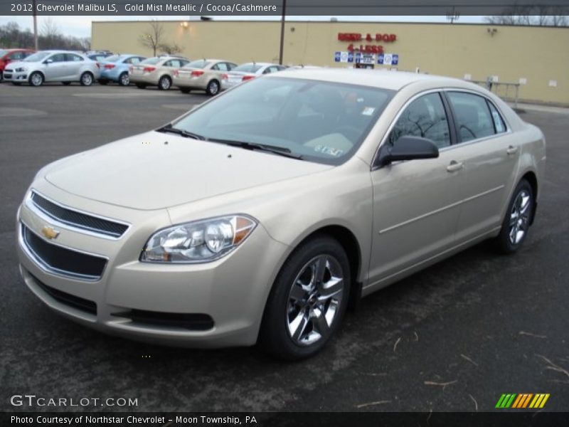 Gold Mist Metallic / Cocoa/Cashmere 2012 Chevrolet Malibu LS