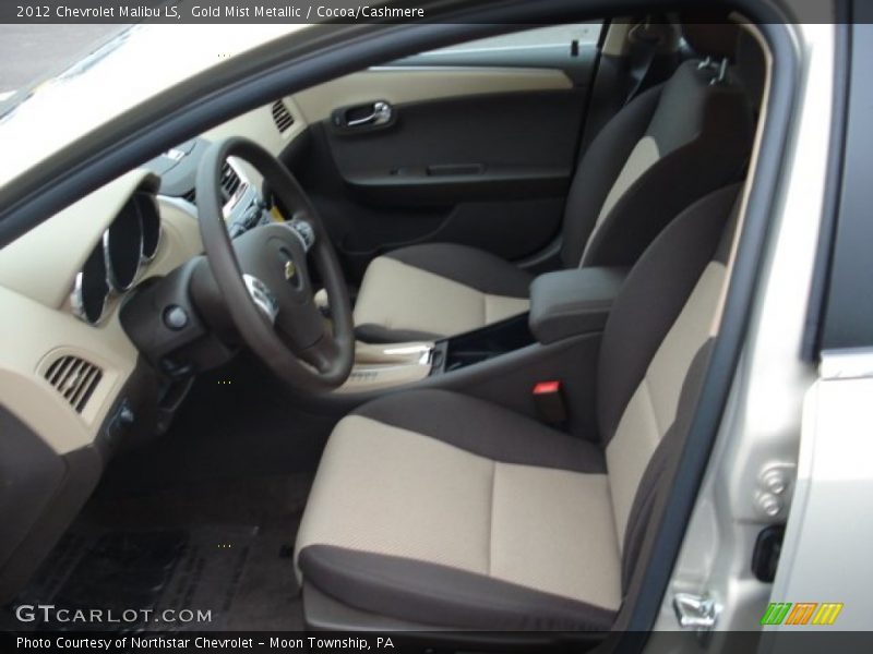 Gold Mist Metallic / Cocoa/Cashmere 2012 Chevrolet Malibu LS