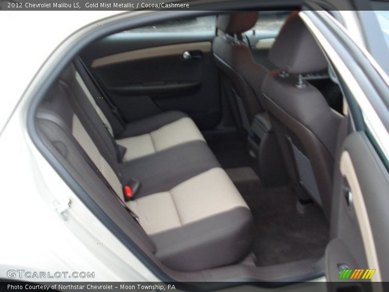 Gold Mist Metallic / Cocoa/Cashmere 2012 Chevrolet Malibu LS