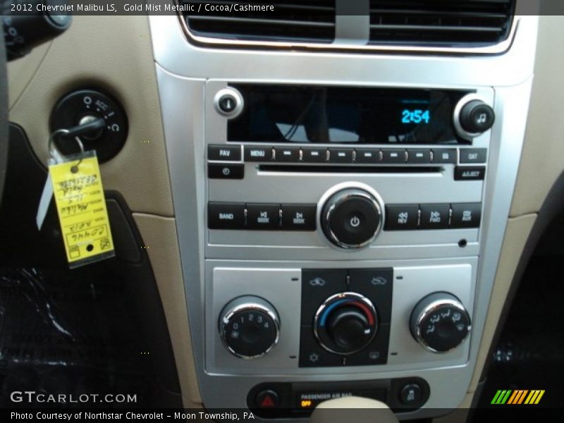 Gold Mist Metallic / Cocoa/Cashmere 2012 Chevrolet Malibu LS