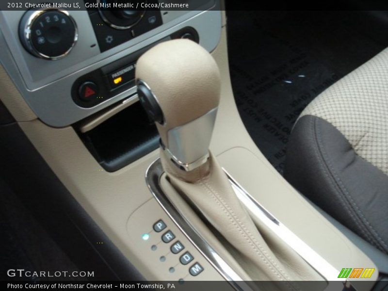 Gold Mist Metallic / Cocoa/Cashmere 2012 Chevrolet Malibu LS