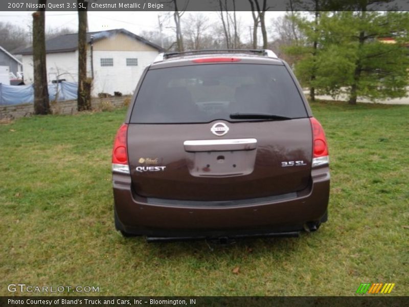 Chestnut Metallic / Beige 2007 Nissan Quest 3.5 SL