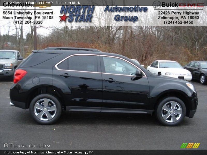 Black / Jet Black 2012 Chevrolet Equinox LT AWD