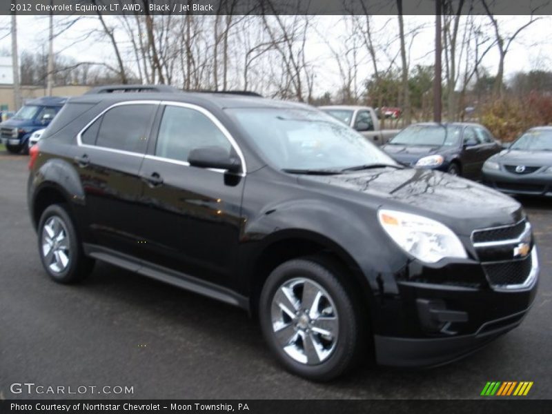 Black / Jet Black 2012 Chevrolet Equinox LT AWD
