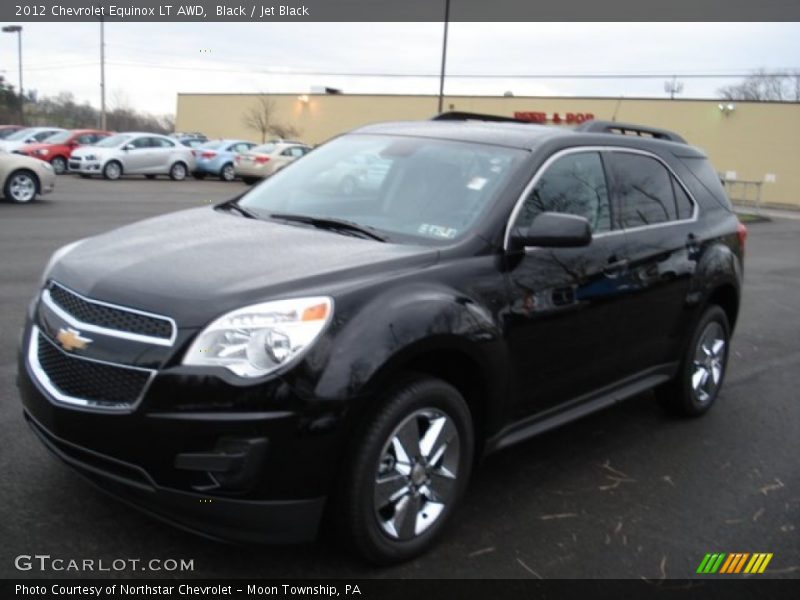 Black / Jet Black 2012 Chevrolet Equinox LT AWD