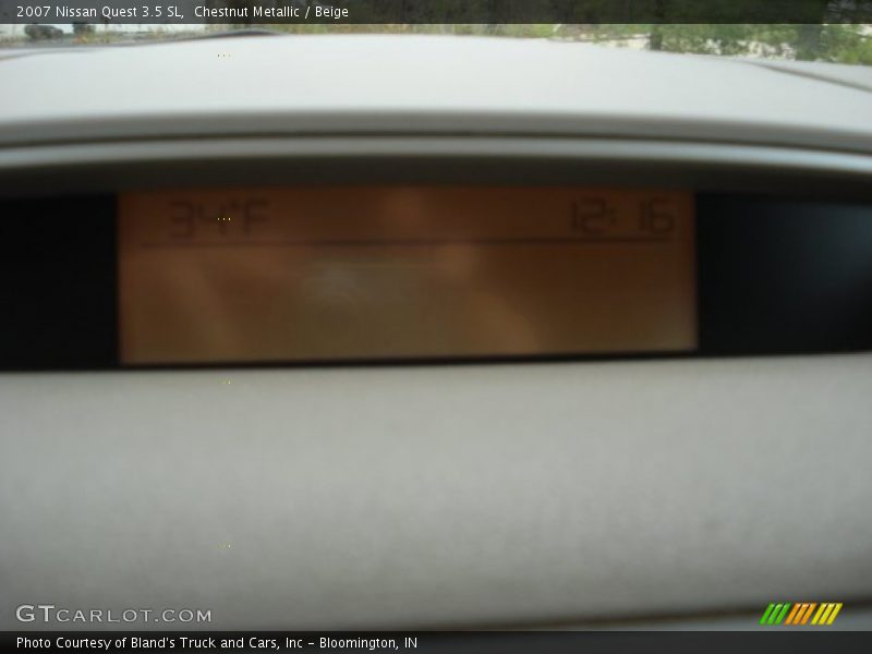 Chestnut Metallic / Beige 2007 Nissan Quest 3.5 SL