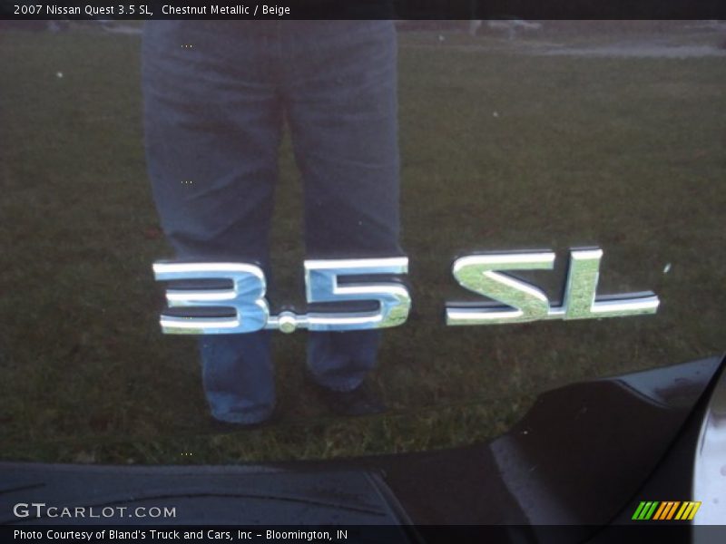 Chestnut Metallic / Beige 2007 Nissan Quest 3.5 SL