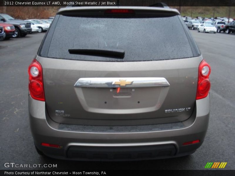 Mocha Steel Metallic / Jet Black 2012 Chevrolet Equinox LT AWD